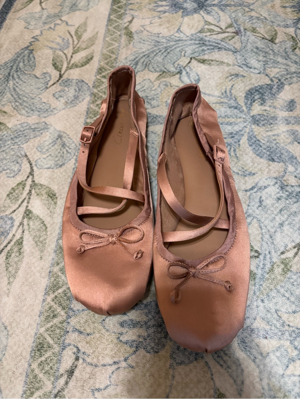 Sam Edelman Satin Ballet Flats in Blush Pink - Picture 2 of 5